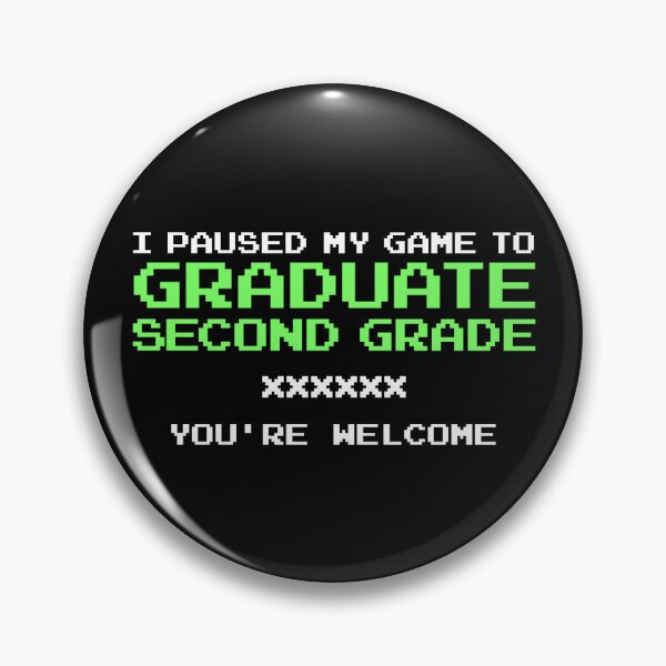 Artikelvorschau, I Paused My Game To Graduate Gamer Graduation Second Grade Gear entworfen und verkauft von DynamicDesign.