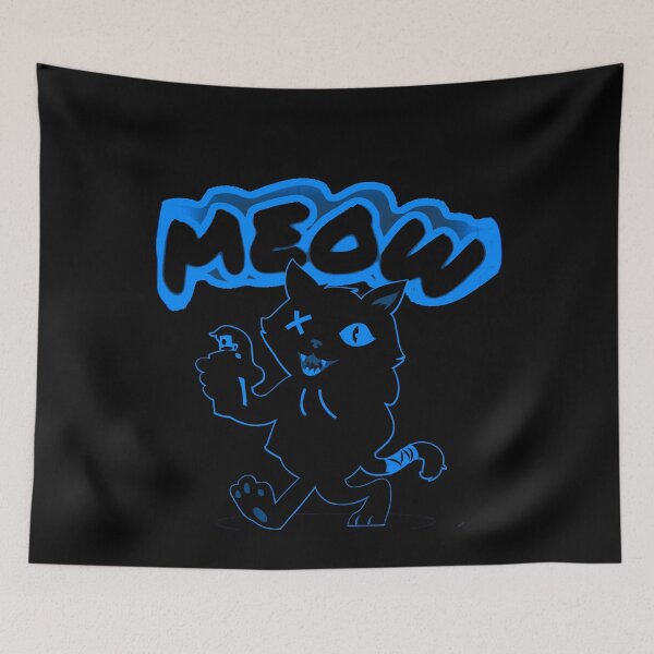 Item preview, Meow Is The Time to Spray-paint Graffiti Cat's Eye For Art designed and sold by TeachUrb.