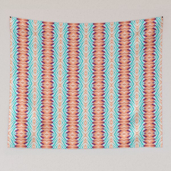 Item preview, Abstract colorful shapes print designed and sold by tetibright.