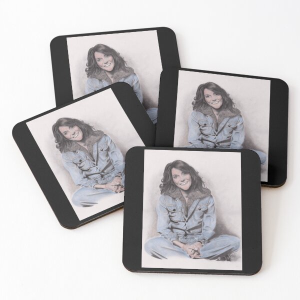 Item preview, Funny Gifts Karen Carpenter Tinted Graphite Drawing Cute Gift designed and sold by LynnHagenes.