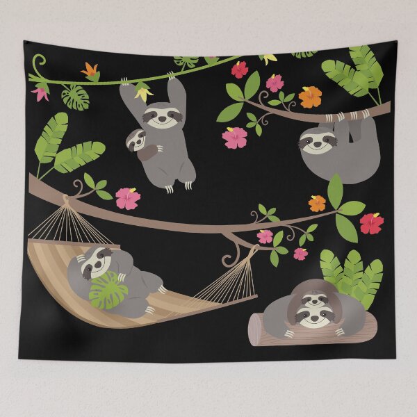 Item preview, Sloth Life Black designed and sold by StudioShine.