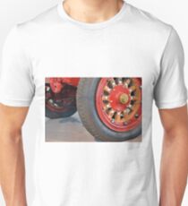 Detail of vintage car wheels Unisex T-Shirt