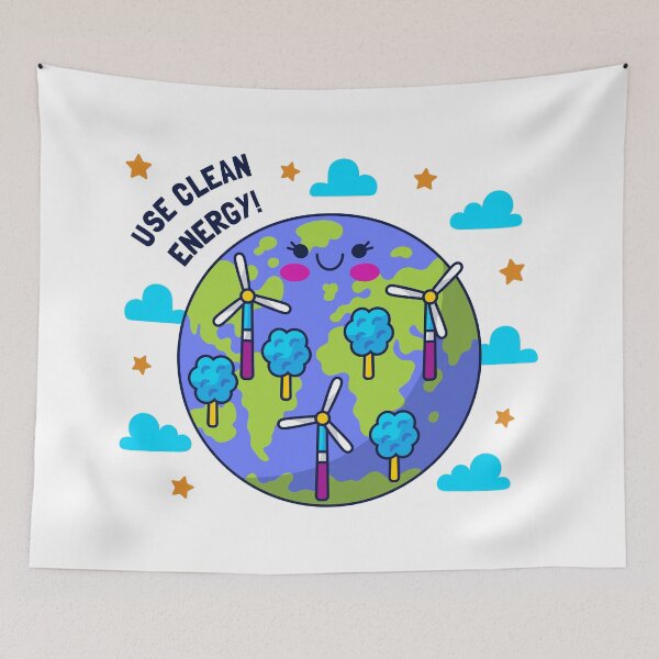 Item preview, Clean Energy Good For Environment designed and sold by NestaReign.