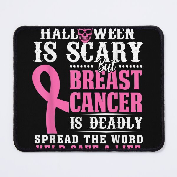 Item preview, Halloween Scary Breast Cancer Deadly October Supporter Top designed and sold by RobertEllisDC.