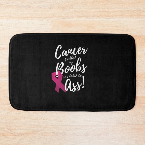 Item preview, Cancer Grabbed My Boobs So I Kicked It's Ass T-Shir designed and sold by RobertEllisDC.