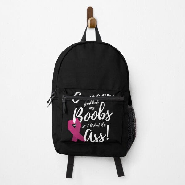 Item preview, Cancer Grabbed My Boobs So I Kicked It's Ass T-Shir designed and sold by RobertEllisDC.