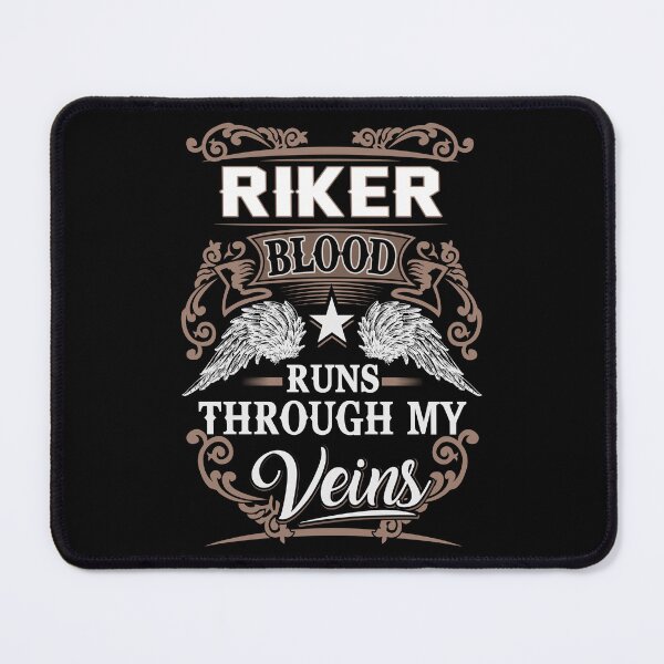 Item preview, Riker Name T Shirt - Riker Blood Runs Through My Veins Gift Item Tee designed and sold by gabridunc4.