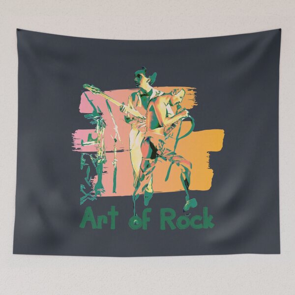 Item preview, Art of Rock artsy guitarist and singer designed and sold by CanHanTRV.
