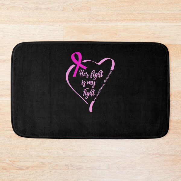 Item preview, Her Fight Is My Fight Breast Cancer Awareness Pink Ribbon designed and sold by RobertEllisDC.
