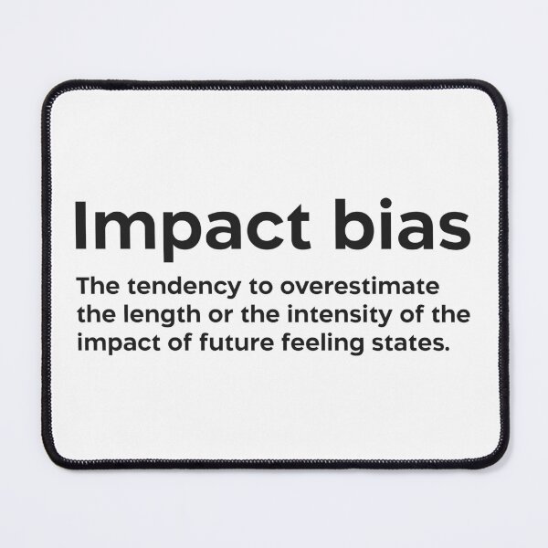 Item preview, Impact bias black designed and sold by EdimQuotes.
