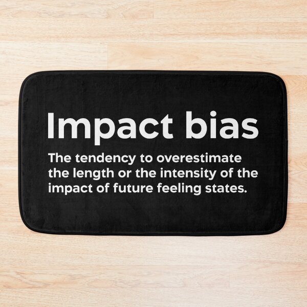 Item preview, Impact bias white designed and sold by EdimQuotes.
