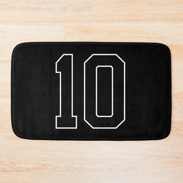 Item preview, Black Number 10 lucky sports jersey ten designed and sold by HeavyStyle.