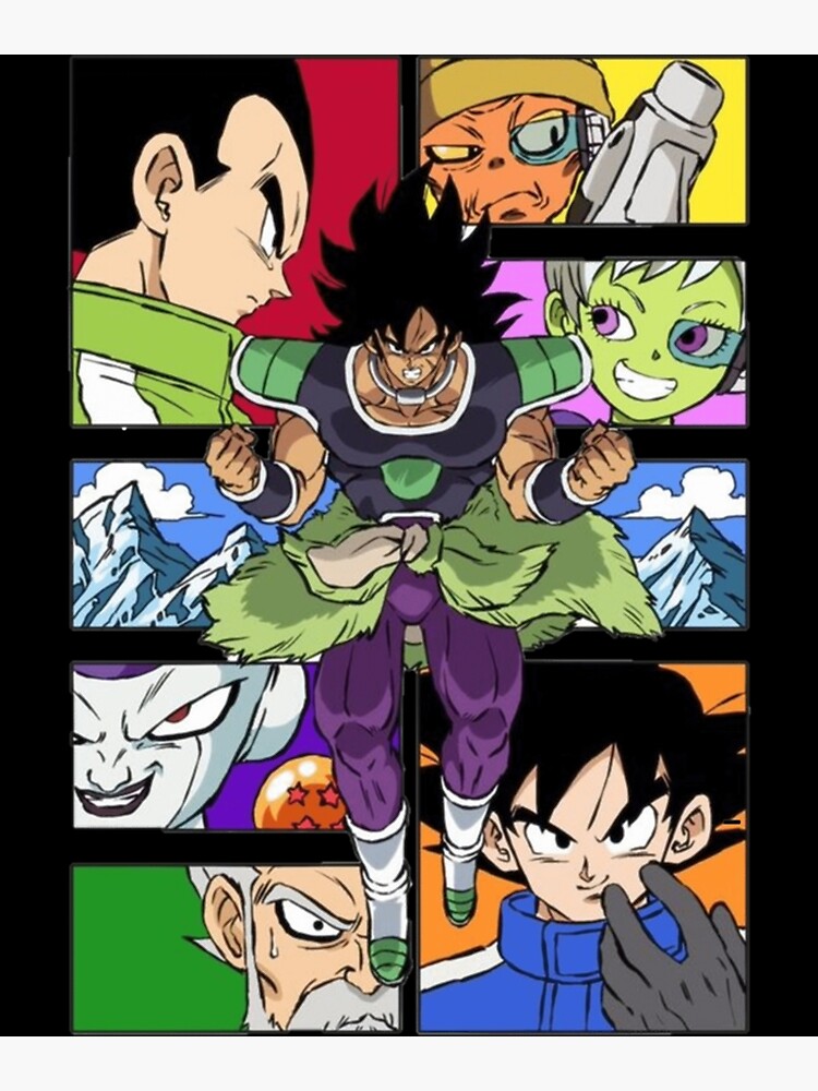 Poster dragon ball super broly anime version