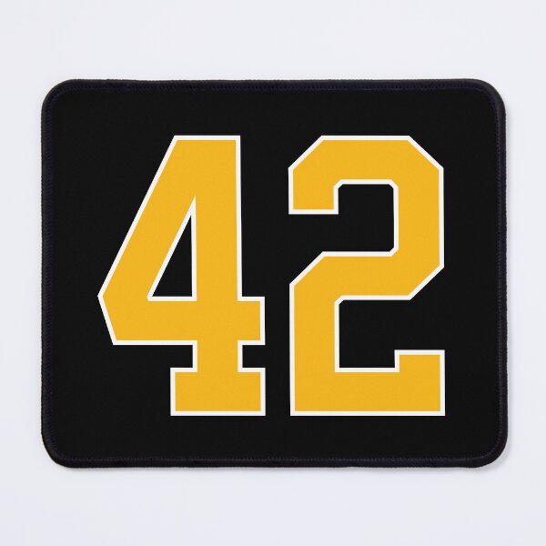 Item preview, Yellow Number 42 lucky sports jersey forty two designed and sold by HeavyStyle.