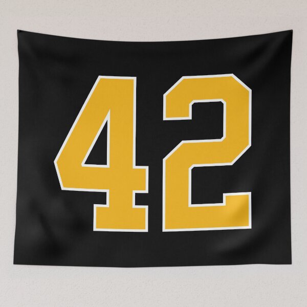 Item preview, Yellow Number 42 lucky sports jersey forty two designed and sold by HeavyStyle.