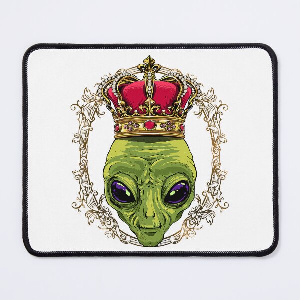 Item preview, King Alien Wearing Crown - Queen Alien designed and sold by FidelmaAnder.