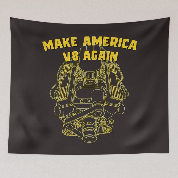 Item preview, Make America V8 Again - Vintage Classic American Car Lover designed and sold by FidelmaAnder.