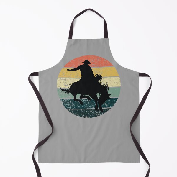 Item preview, Cowboy Riding Bucking Bronco Horse Rodeo Vintage Sunset designed and sold by LarkDesigns.