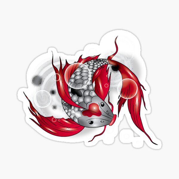 Amazing Koi Sticker