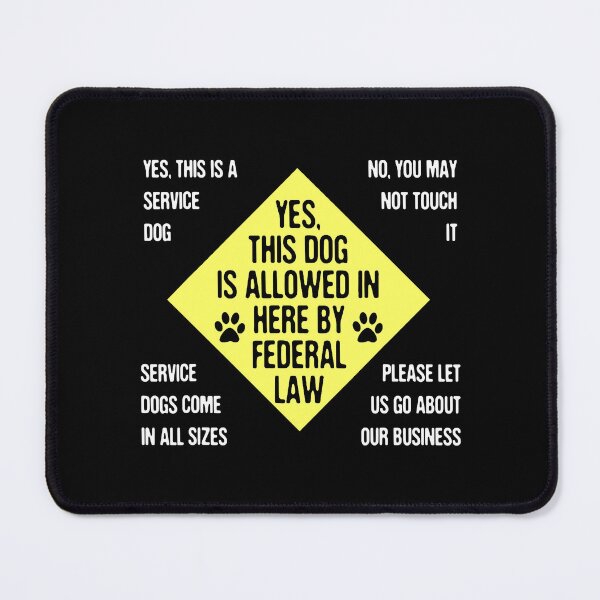 Item preview, Service Dog Owner Law - Cute Service Animal Owner designed and sold by FidelmaAnder.