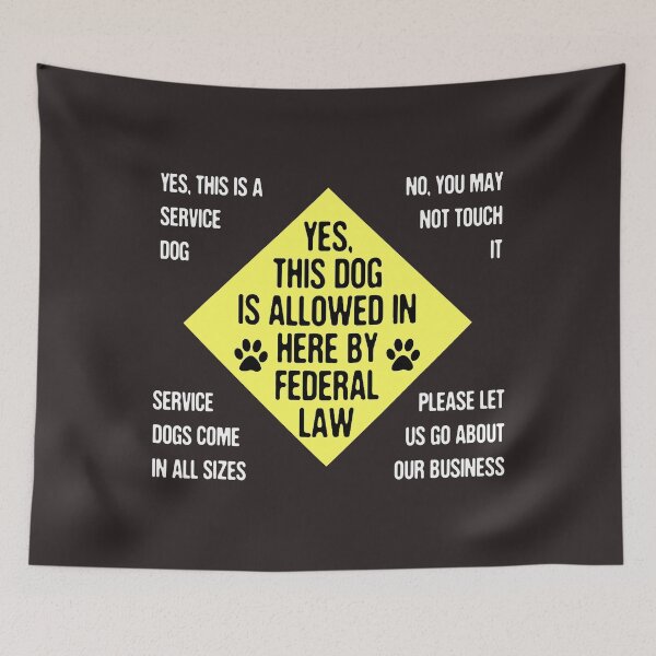 Item preview, Service Dog Owner Law - Cute Service Animal Owner  designed and sold by FidelmaAnder.