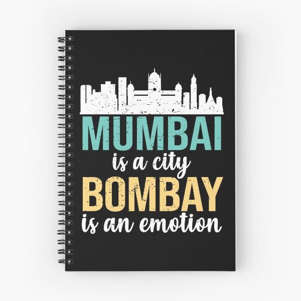 Item preview, Mumbai es una ciudad, Bombay es una emoción Maharashtra India designed and sold by alltheprints.