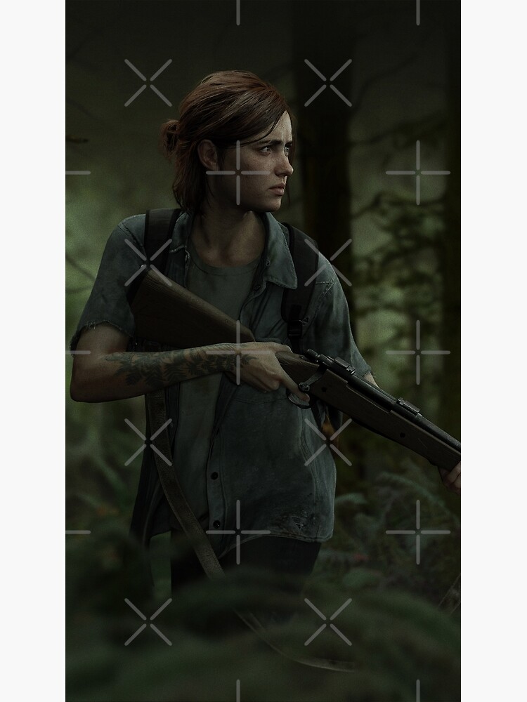 The Last of Us II Ellie Holding Gun  Greeting Card for Sale by  DolphinArts66