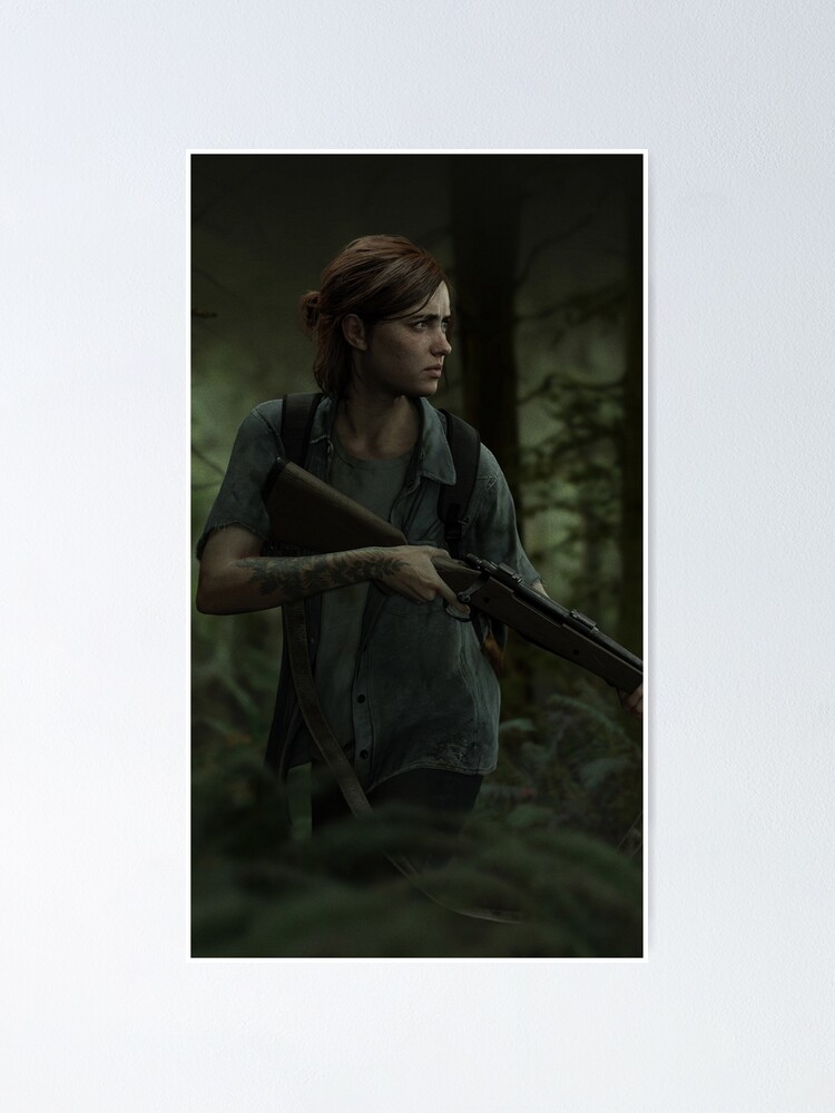 The Last of Us II Ellie Holding Gun  Greeting Card for Sale by  DolphinArts66