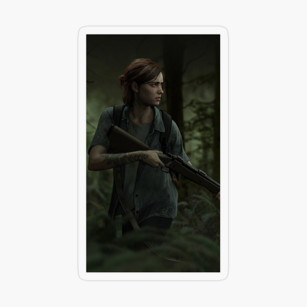 The Last of Us II Ellie Holding Gun  Greeting Card for Sale by  DolphinArts66