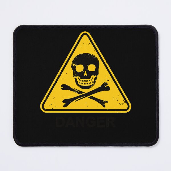 Item preview, Birthday Gift Yellow Danger Sign Skull And Crossbones Funny Graphic Gifts designed and sold by Brycefay.