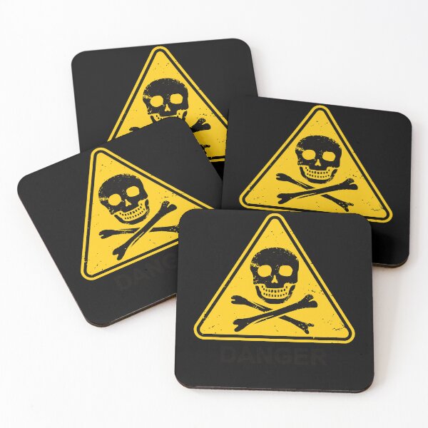 Item preview, Birthday Gift Yellow Danger Sign Skull And Crossbones Funny Graphic Gifts designed and sold by Brycefay.