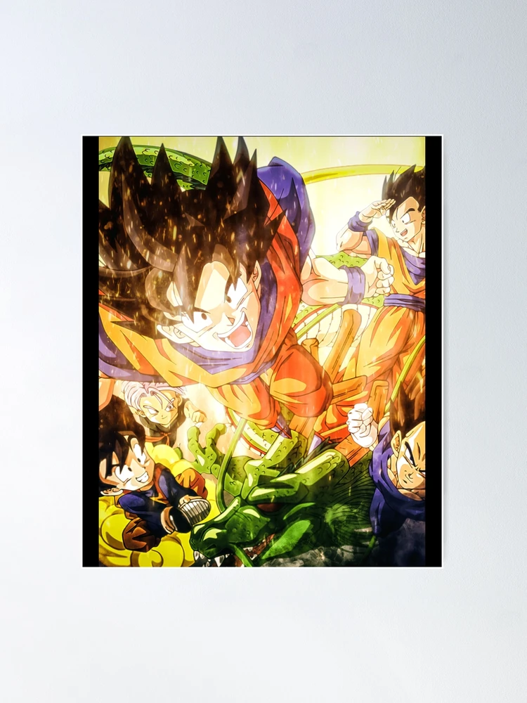 Dragon Ball Z - Cell Saga Classic . Poster for Sale by hoevelehopsa