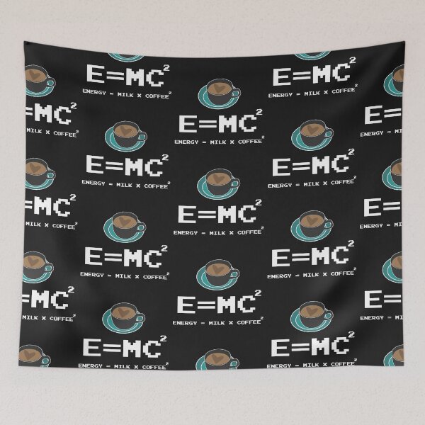 Item preview, Energy = Milk x Coffee Squared - coffee equation designed and sold by slicksdesigns.