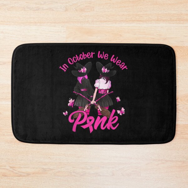 Item preview, Witches In October We Wear Pink Autumn Fall Breast Cancer designed and sold by BanDicker.