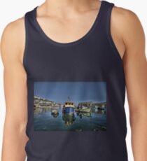 Boat in Mevagissey Harbour, Cornwall Tank Top