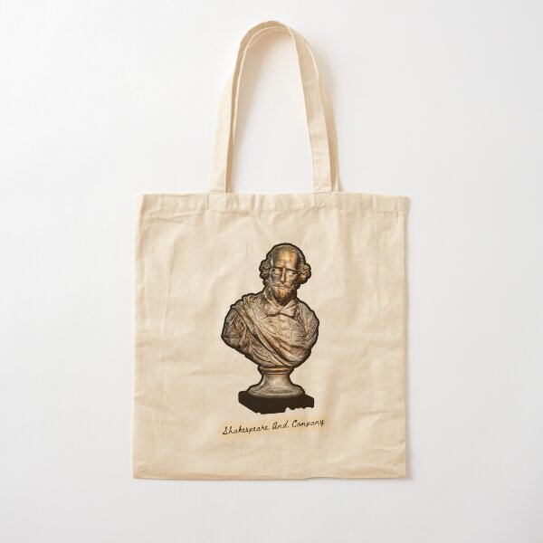 Shop Shakespeare and Company Casual Style Canvas Logo Totes by  Wintersweet06