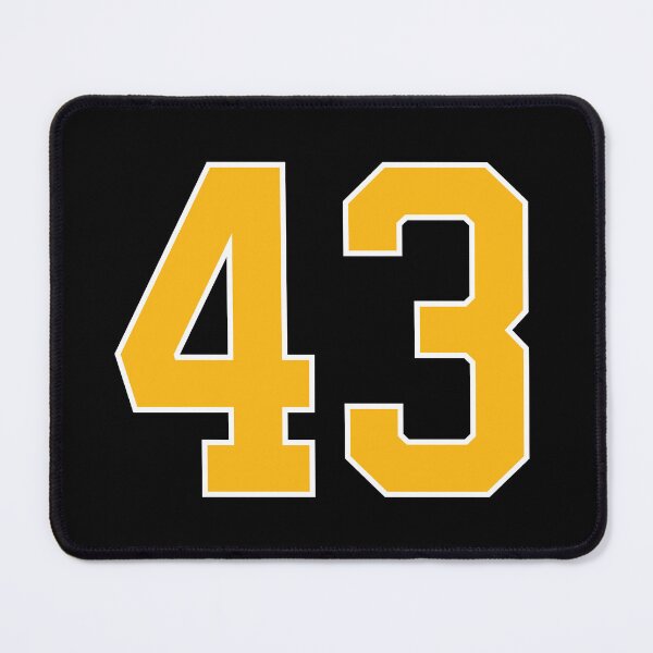 Item preview, Yellow Number 43 lucky sports jersey forty three designed and sold by HeavyStyle.