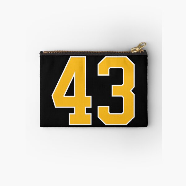 Artikelvorschau, Gelbe Nummer 43 Lucky Sports Jersey dreiundvierzig entworfen und verkauft von HeavyStyle.