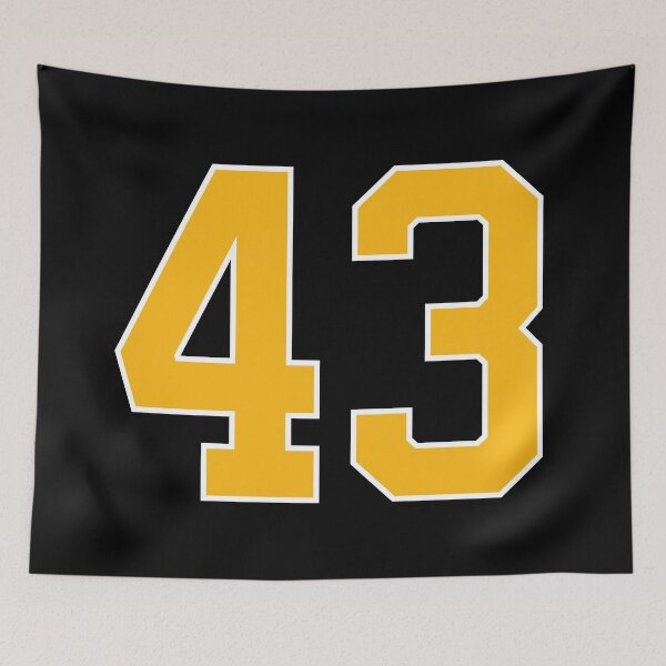 Item preview, Yellow Number 43 lucky sports jersey forty three designed and sold by HeavyStyle.