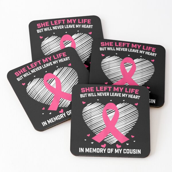 Item preview, Pink Ribbon In Memory Of My Cousin Breast Cancer Awareness designed and sold by BanDicker.