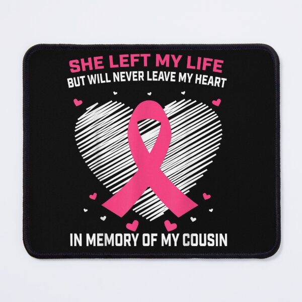 Item preview, Pink Ribbon In Memory Of My Cousin Breast Cancer Awareness designed and sold by BanDicker.