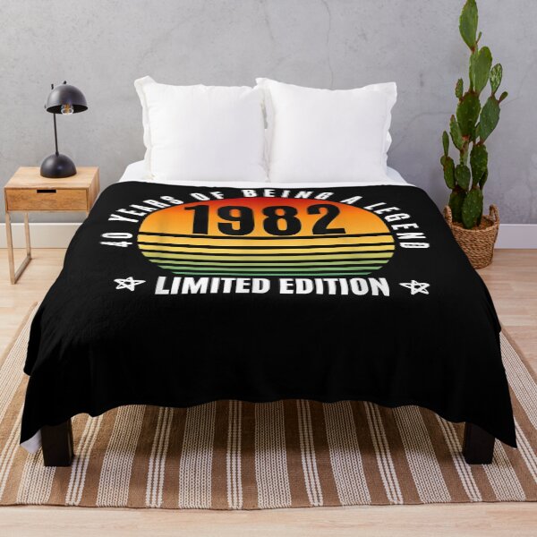 Item preview, 40 Year Old Gifts Retro 1982 Limited Edition 40th Birthday T-Shirt designed and sold by reuhlucban.