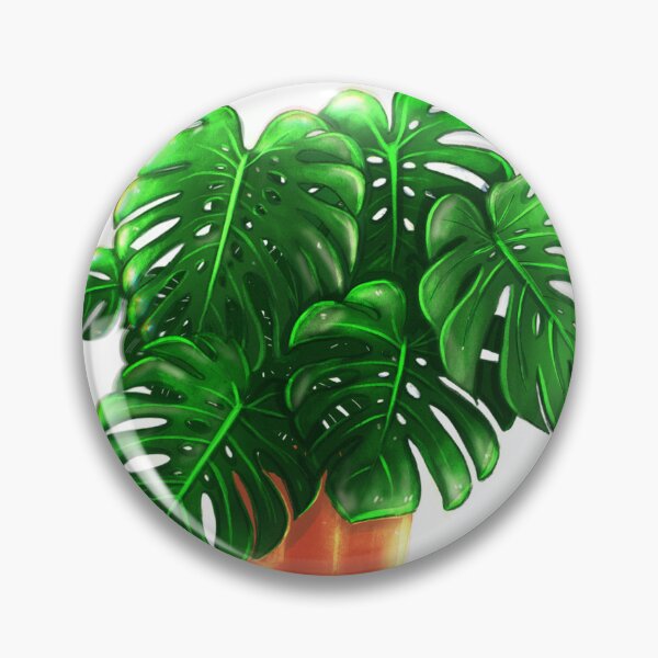 Item preview, Monstera deliciosa, urban jungle, window leaf, plantlady, plantmom, plantdad, cute plant, houseplant, illustration botanical, plantlover, tropical leaf designed and sold by wearequiethuman.
