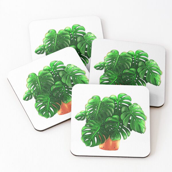 Item preview, Monstera deliciosa, urban jungle, window leaf, plantlady, plantmom, plantdad, cute plant, houseplant, illustration botanical, plantlover, tropical leaf designed and sold by wearequiethuman.