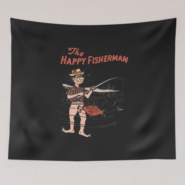 Item preview, Funny Joke The Happy Fisherman designed and sold by Brian2612.
