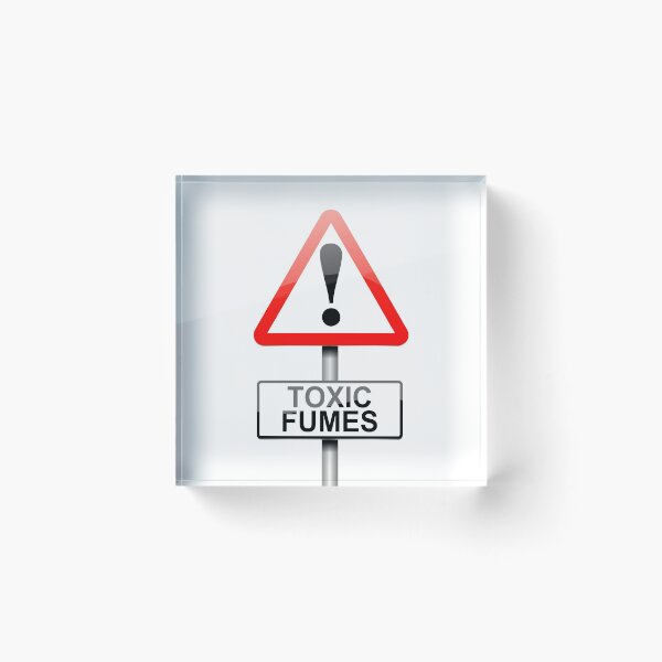Item preview, Toxic fumes sign. designed and sold by 72soul.
