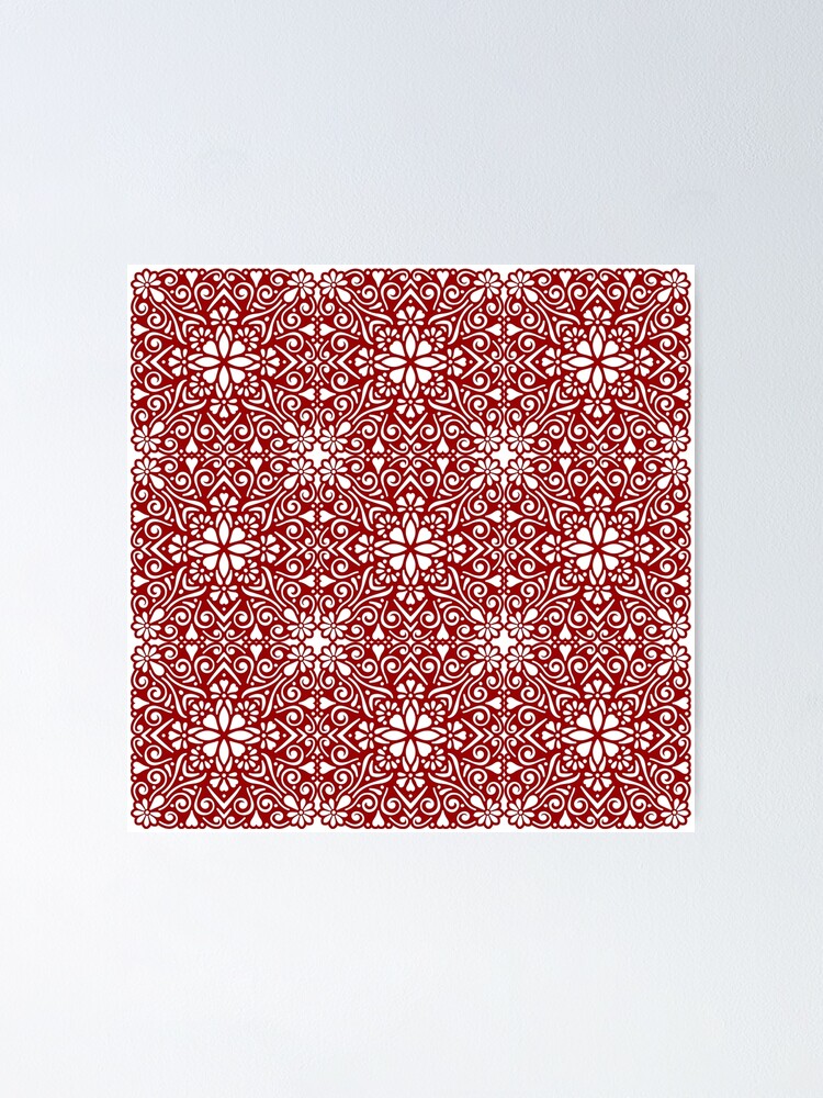 Thumbnail 1 of 3, Poster, Ornamental Pattern designed and sold by anararan.