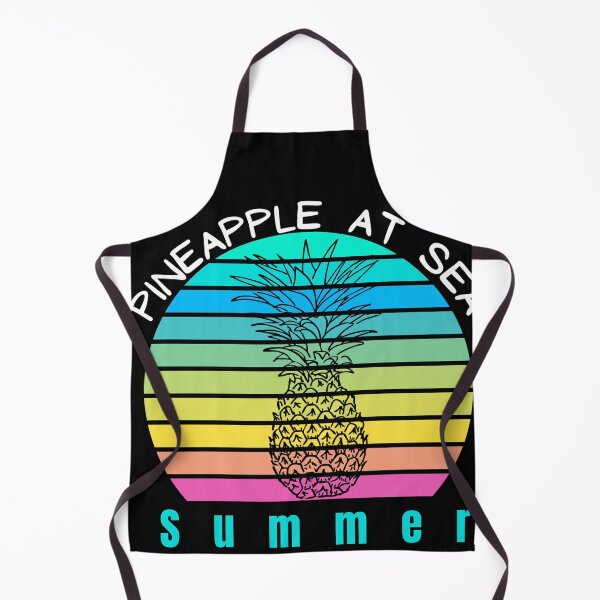 Item preview, Retro Vintage Born in Summer Pineapples designed and sold by TRISHI CREATION.