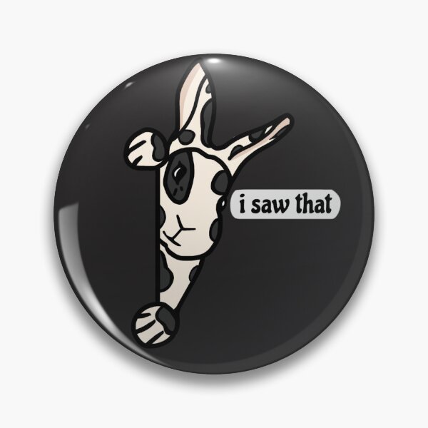 Item preview, Mischievous Cute English Spot Rabbit Saw You designed and sold by wigobun.