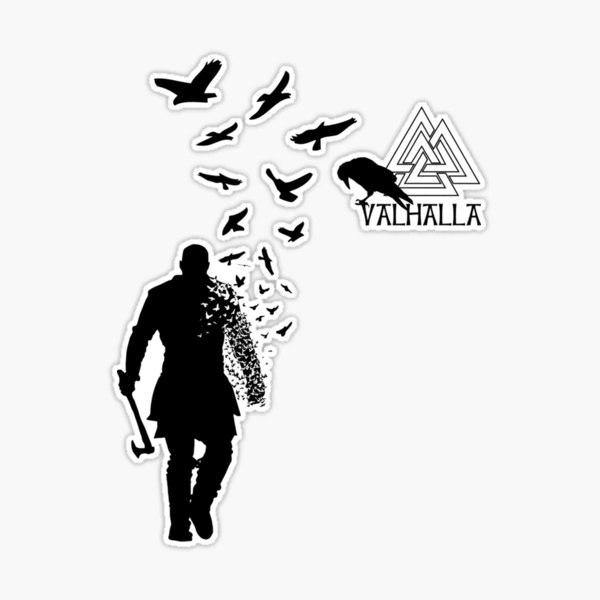 Adesivi Triangolari Odin Valknut Walhalla – Sticker, Pellicola - Foto 5